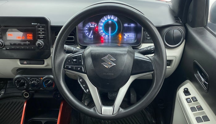 2017 Maruti IGNIS ZETA 1.2 AMT DUAL TONE, CNG, Automatic, 88,473 km, Steering Wheel Close Up