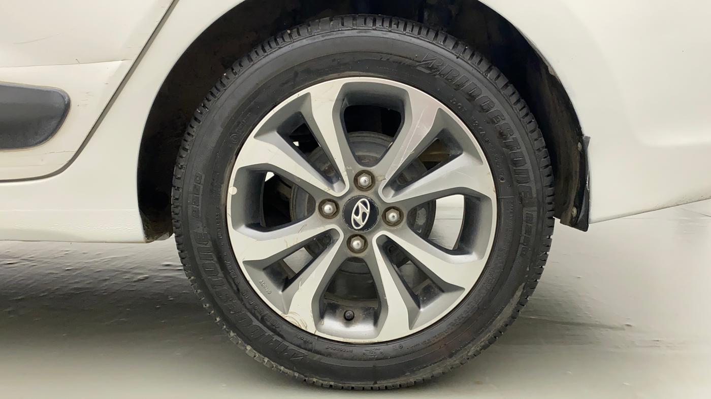 2015 Hyundai Xcent SX 1.2 (O), Petrol, Manual, 68,223 km, Left Rear Wheel