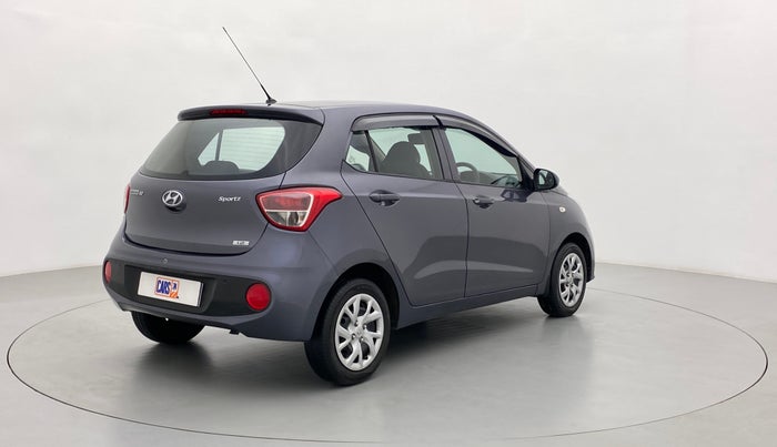 2017 Hyundai Grand i10 SPORTZ 1.2 KAPPA VTVT, Petrol, Manual, 40,988 km, Right Back Diagonal