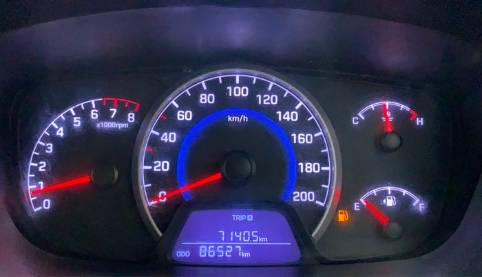 2017 Hyundai Grand i10 SPORTZ 1.2 KAPPA VTVT, Petrol, Manual, 86,527 km, Odometer Image