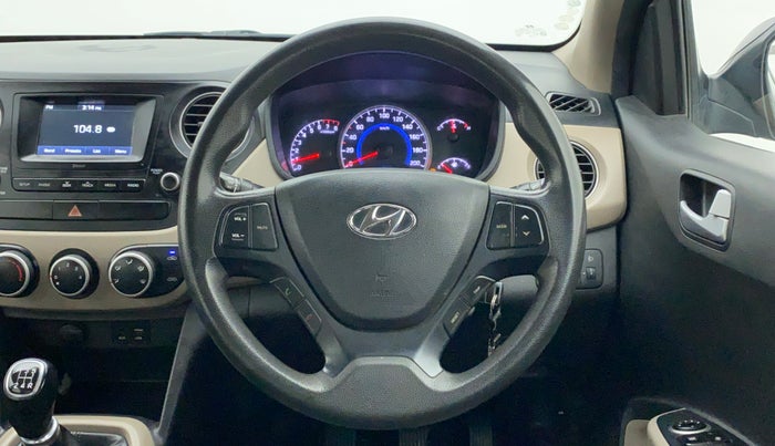 2017 Hyundai Grand i10 SPORTZ 1.2 KAPPA VTVT, Petrol, Manual, 86,527 km, Steering Wheel Close Up