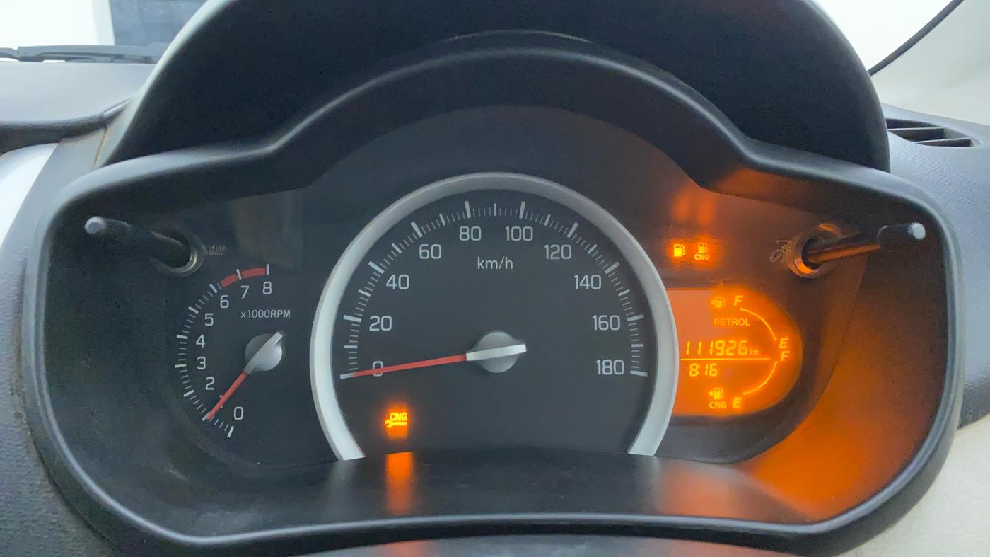 2018 Maruti Celerio VXI CNG, CNG, Manual, 1,12,016 km, Odometer Image