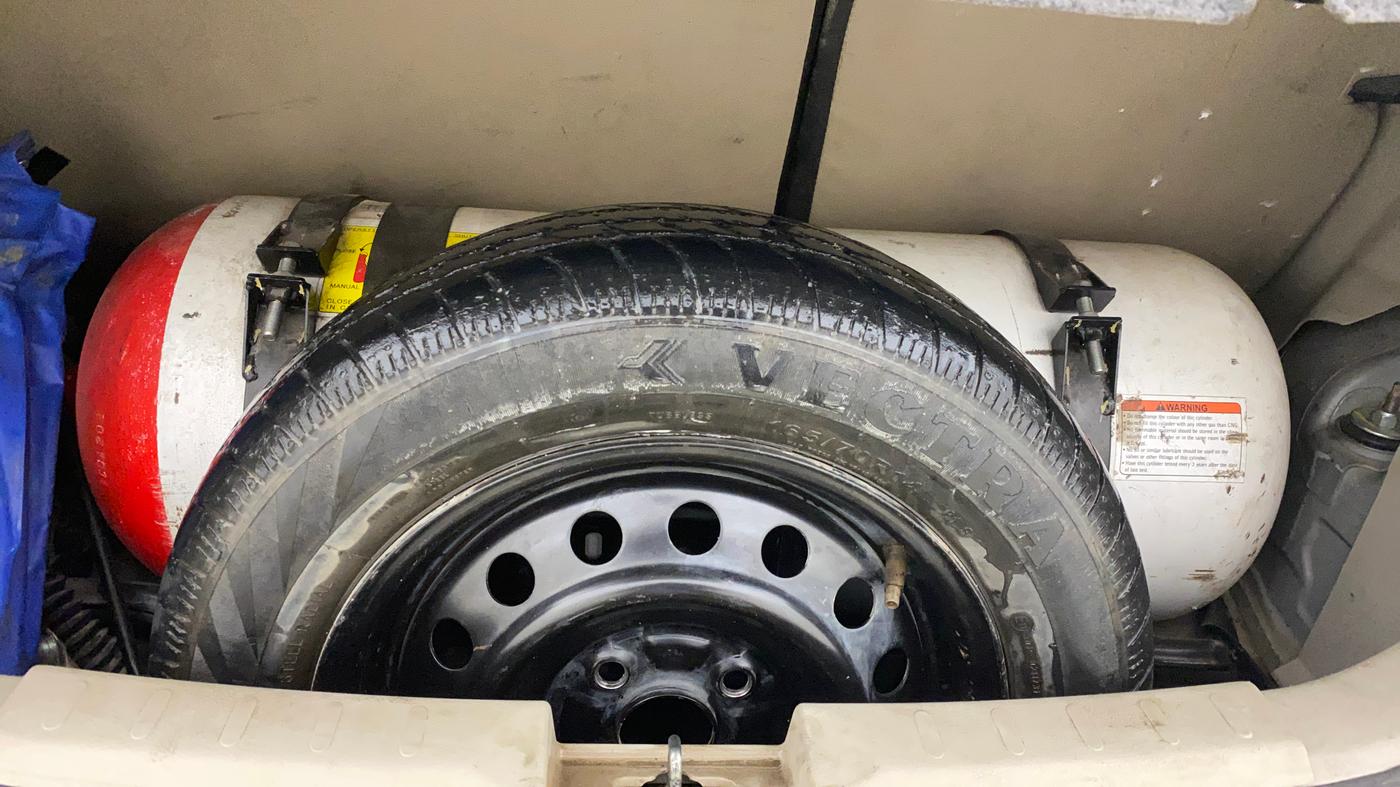 2018 Maruti Celerio VXI CNG, CNG, Manual, 1,12,016 km, Spare Tyre