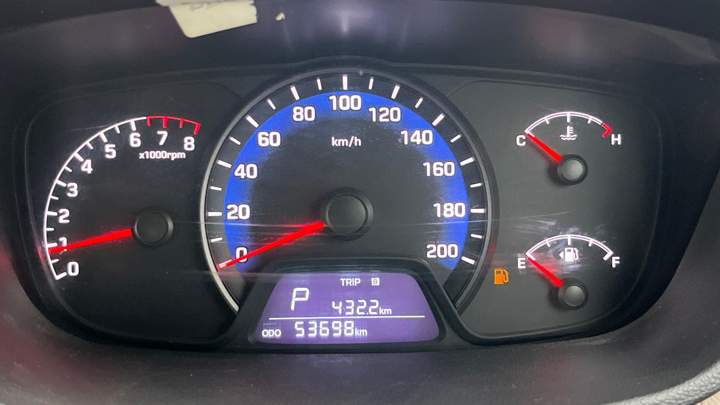 2014 Hyundai Xcent S AT 1.2 (O), Petrol, Automatic, 53,698 km, Odometer Image