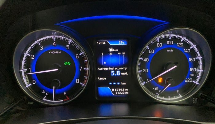 2017 Maruti Baleno ALPHA PETROL 1.2, Petrol, Manual, 51,320 km, Odometer Image