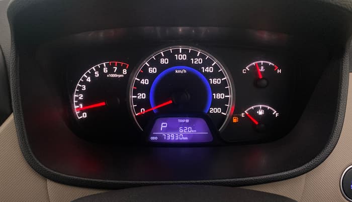 2016 Hyundai Grand i10 ASTA AT 1.2 KAPPA VTVT, Petrol, Automatic, 73,929 km, Odometer Image