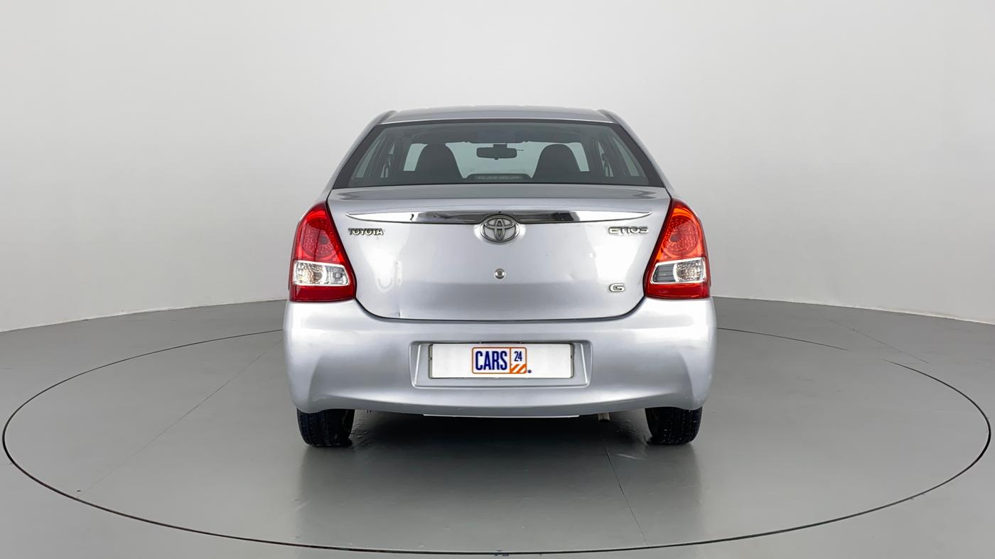 2011 Toyota Etios G, Petrol, Manual, 81,055 km, Back/Rear