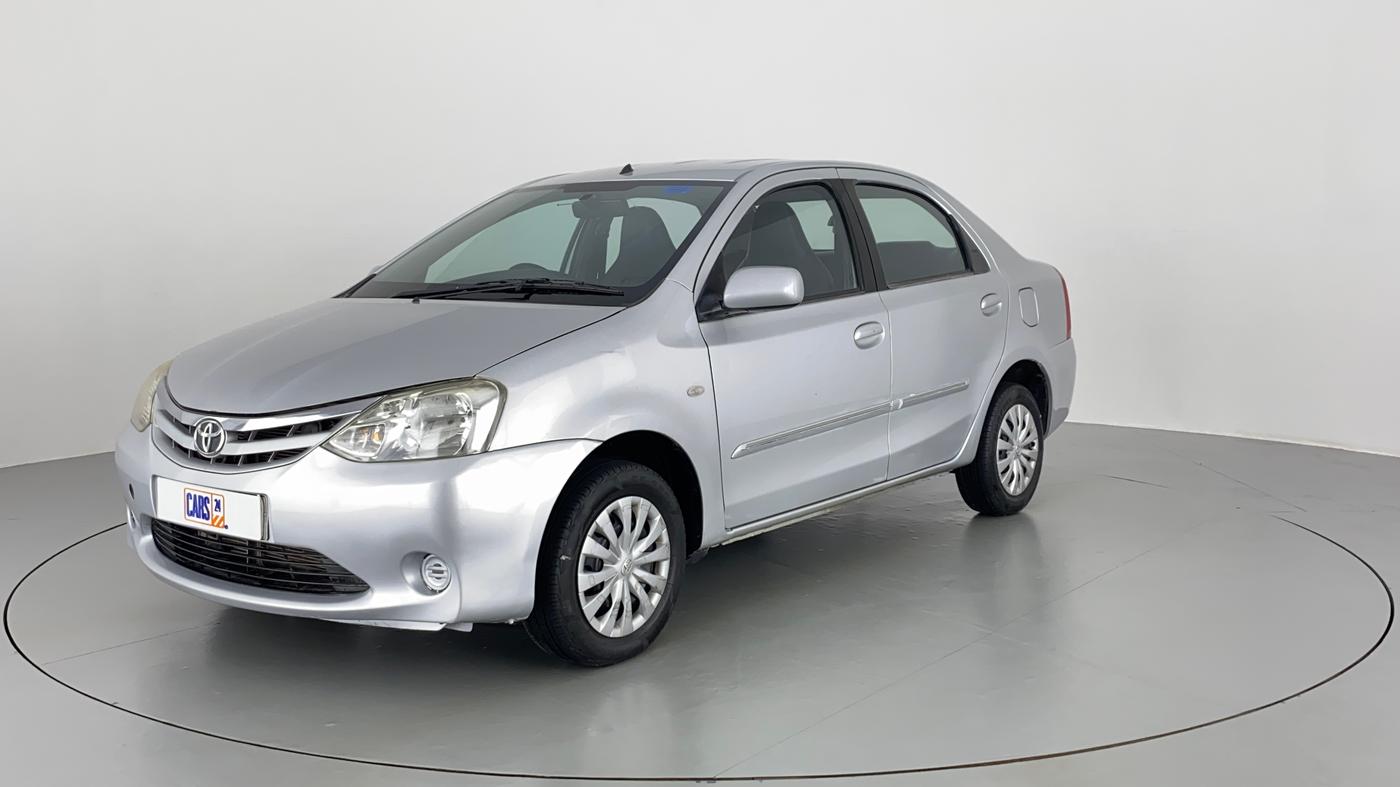 2011 Toyota Etios G, Petrol, Manual, 81,055 km, Left Front Diagonal