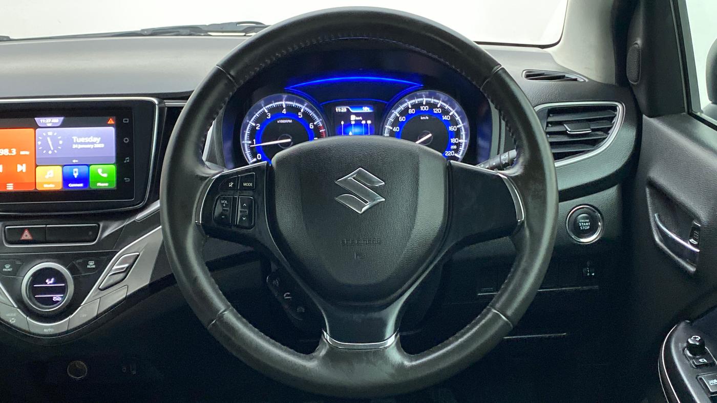 2019 Maruti Baleno ALPHA PETROL 1.2, Petrol, Manual, 28,396 km, Steering Wheel Close Up