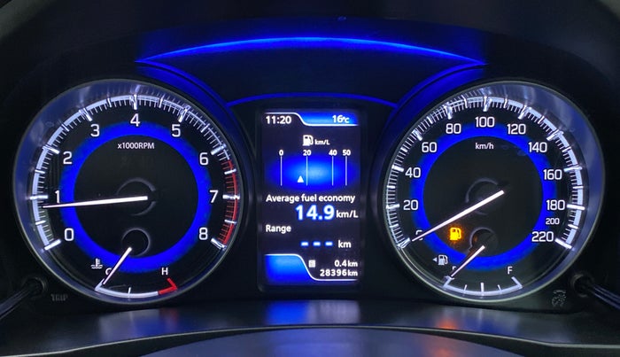 2019 Maruti Baleno ALPHA PETROL 1.2, Petrol, Manual, 28,396 km, Odometer Image