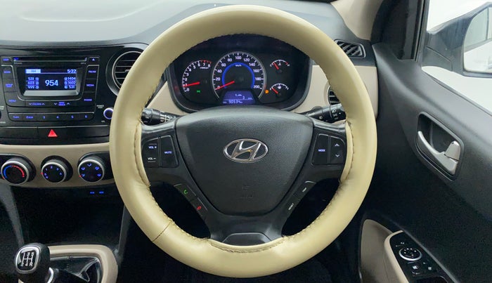 2015 Hyundai Grand i10 ASTA 1.2 (O) VTVT, Petrol, Manual, 90,904 km, Steering Wheel Close Up