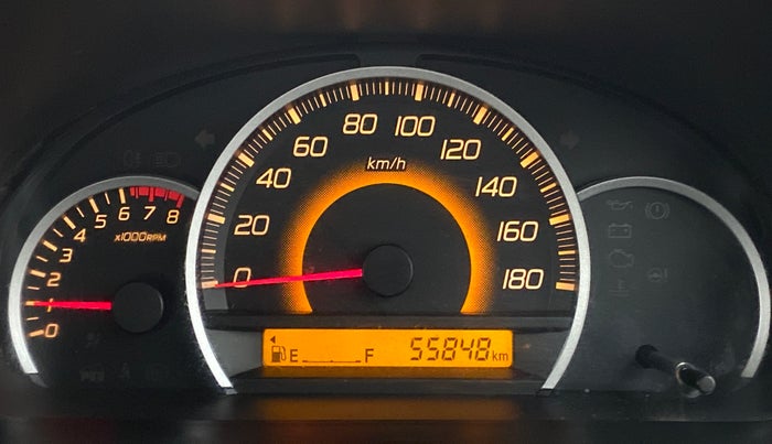 2015 Maruti Wagon R 1.0 VXI, Petrol, Manual, 55,970 km, Odometer Image