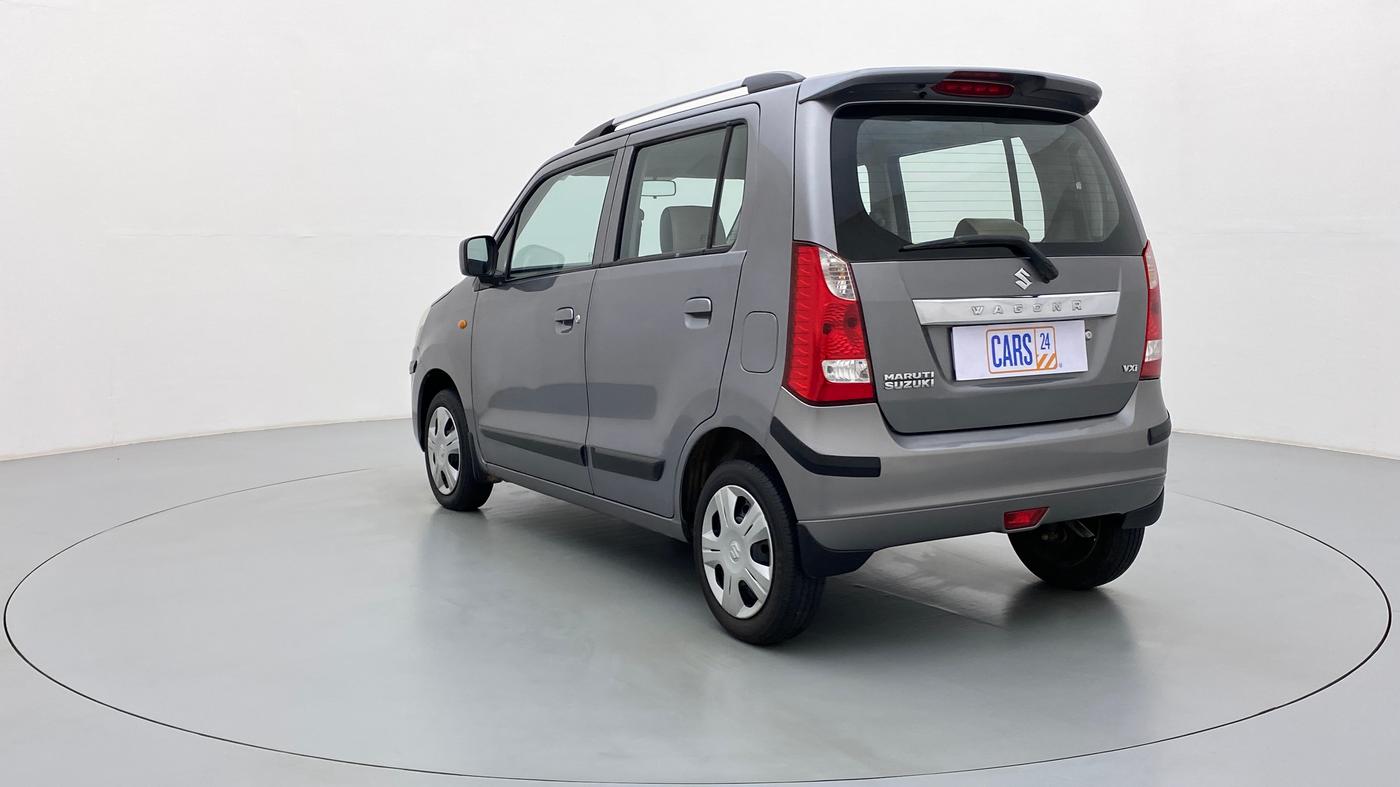 2015 Maruti Wagon R 1.0 VXI, Petrol, Manual, 55,970 km, Left Back Diagonal
