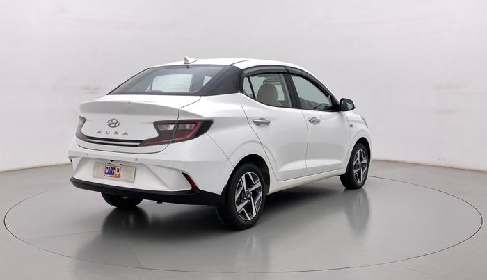 2020 Hyundai AURA SX PLUS 1.2 AMT, Petrol, Automatic, 41,470 km, Right Back Diagonal