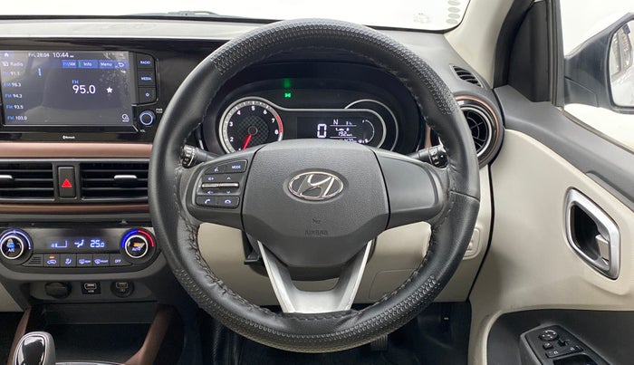 2020 Hyundai AURA SX PLUS 1.2 AMT, Petrol, Automatic, 41,470 km, Steering Wheel Close Up