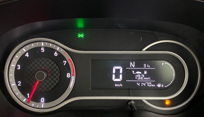 2020 Hyundai AURA SX PLUS 1.2 AMT, Petrol, Automatic, 41,470 km, Odometer Image