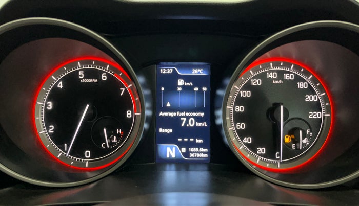 2023 Maruti Swift ZXI PLUS AMT, Petrol, Automatic, 36,780 km, Odometer Image