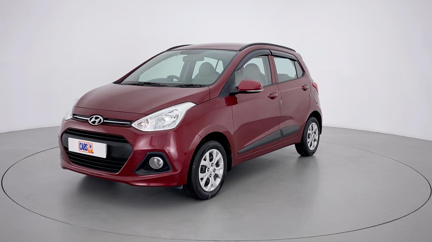 2016 Hyundai Grand i10 SPORTZ 1.2 KAPPA VTVT, Petrol, Manual, 20,590 km, Left Front Diagonal