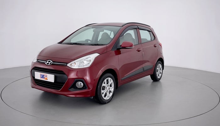2016 Hyundai Grand i10 SPORTZ 1.2 KAPPA VTVT, Petrol, Manual, 20,590 km, Left Front Diagonal