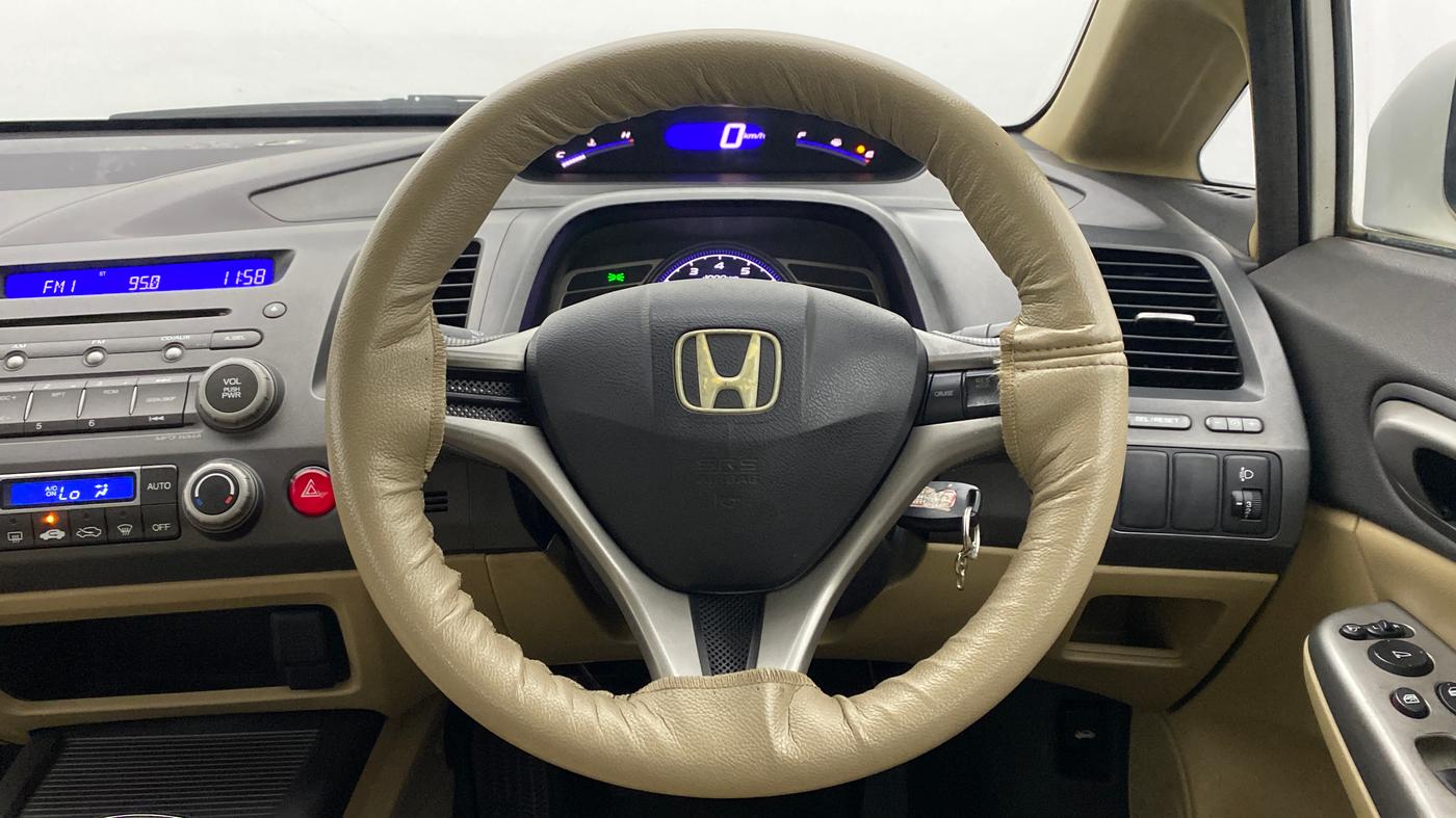 2011 Honda Civic 1.8V MT SUN ROOF, Petrol, Manual, 25,991 km, Steering Wheel Close Up
