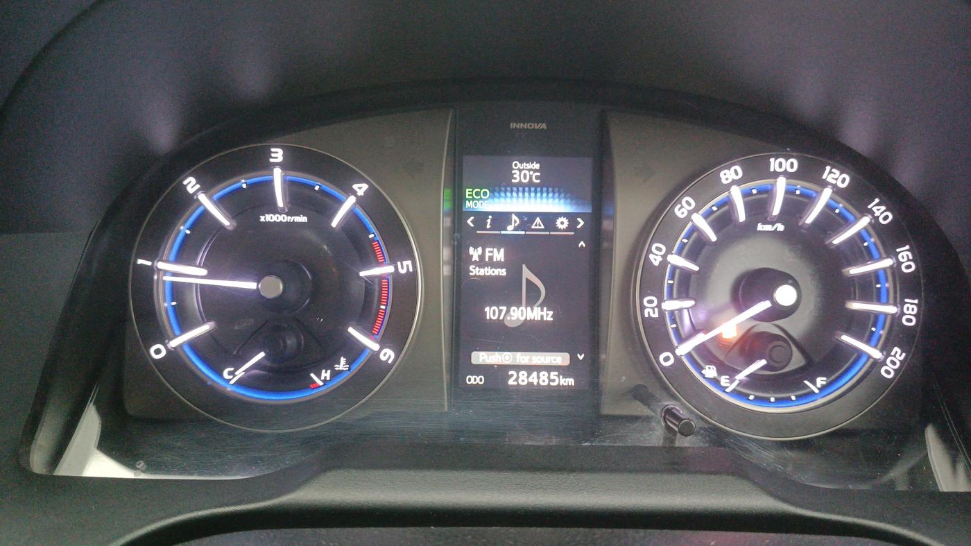 2022 Toyota Innova Crysta 2.4 VX 8 STR, Diesel, Manual, 28,485 km, Odometer Image