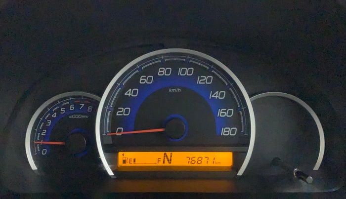 2018 Maruti Wagon R 1.0 VXI AMT, CNG, Automatic, 76,871 km, Odometer Image