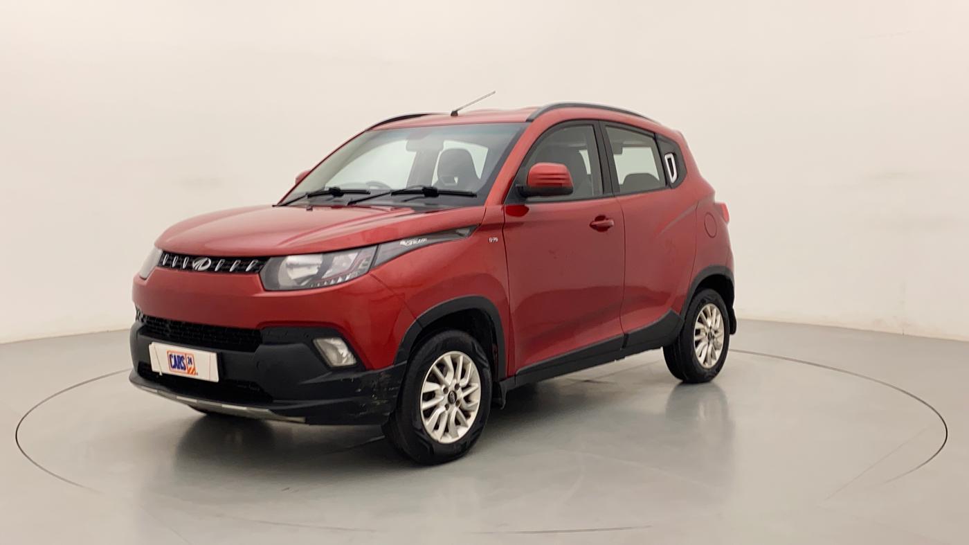 2016 Mahindra Kuv100 K8 D 6 STR, Diesel, Manual, 78,802 km, Left Front Diagonal
