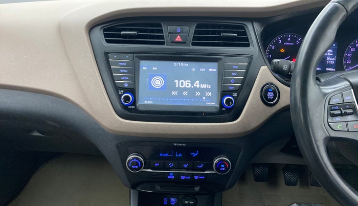 2017 Hyundai Elite i20 ASTA 1.2, Petrol, Manual, 70,414 km, Air Conditioner