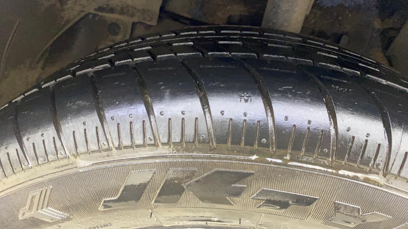 2015 Tata Zest XT PETROL, Petrol, Manual, 69,143 km, Left Front Tyre Tread