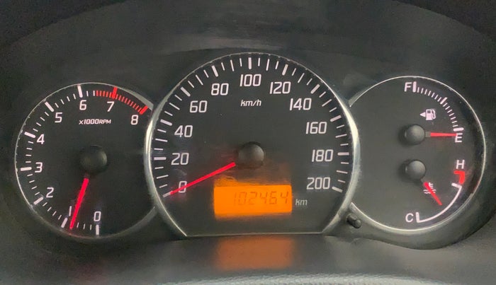 2011 Maruti Swift VXI, Petrol, Manual, 1,02,464 km, Odometer Image