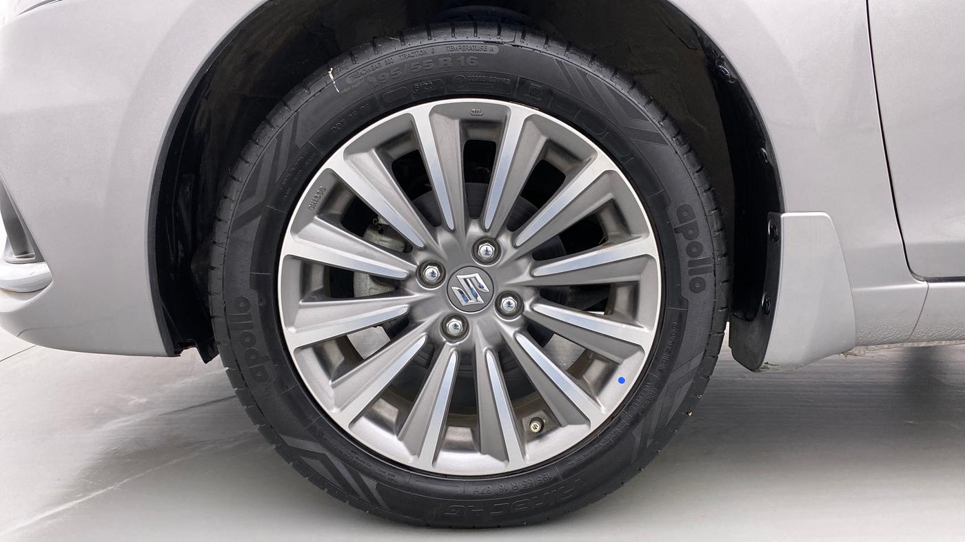 2021 Maruti Ciaz ALPHA 1.5 MT VTVT SHVS, Petrol, Manual, 4,980 km, Left Front Wheel