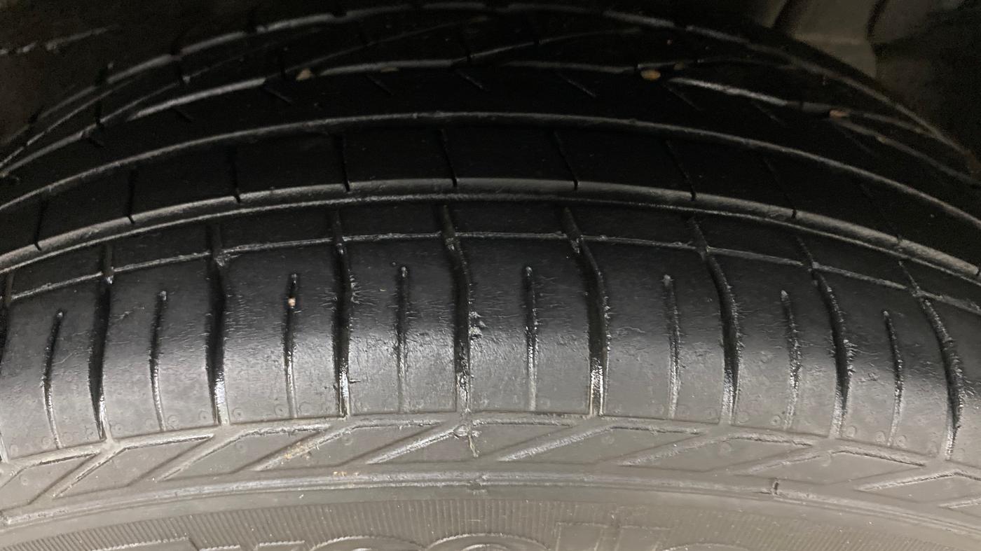 2021 Tata NEXON XZ PLUS PETROL, Petrol, Manual, 43,153 km, Left Rear Tyre Tread