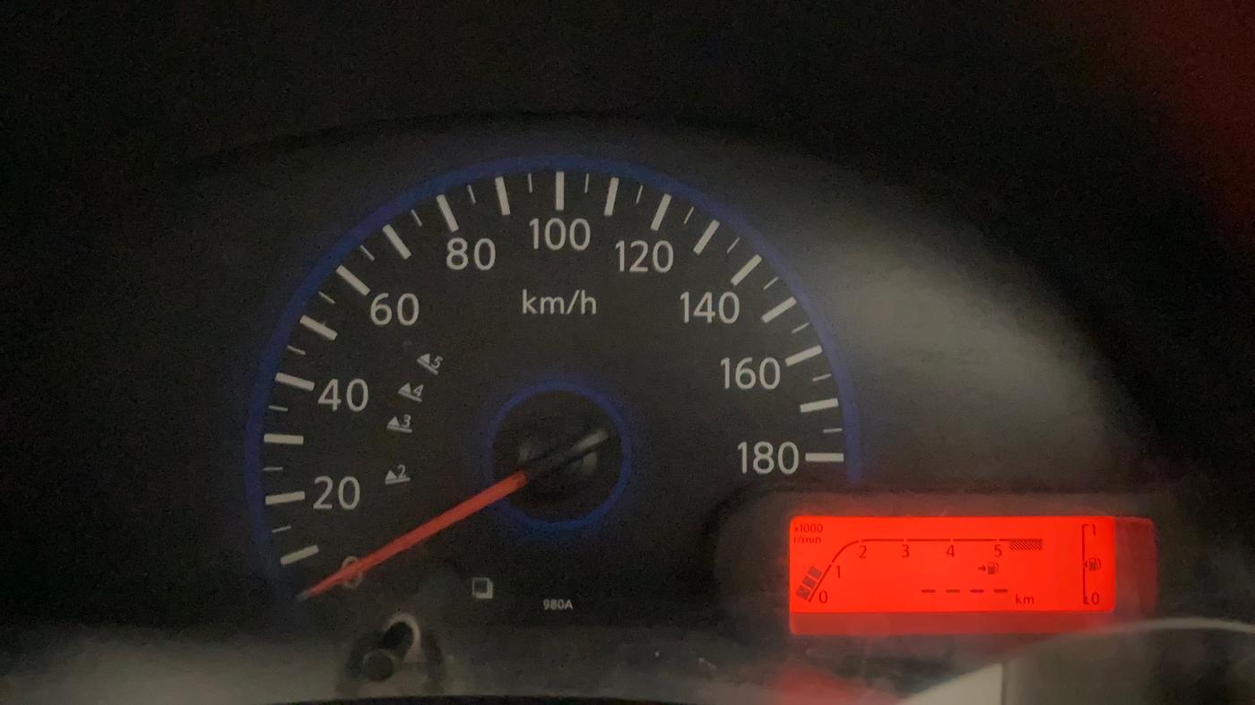 2017 Datsun Go T, Petrol, Manual, 74,622 km, Odometer Image