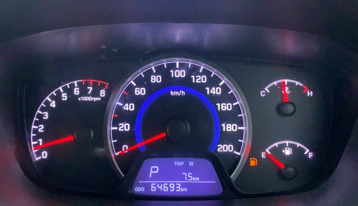 2015 Hyundai Grand i10 ASTA AT 1.2 KAPPA VTVT, Petrol, Automatic, 64,687 km, Odometer Image