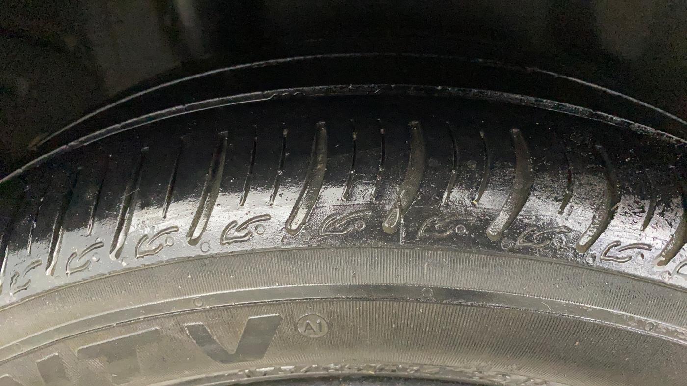 2014 Honda Amaze 1.2L I-VTEC S, Petrol, Manual, 84,220 km, Right Rear Tyre Tread