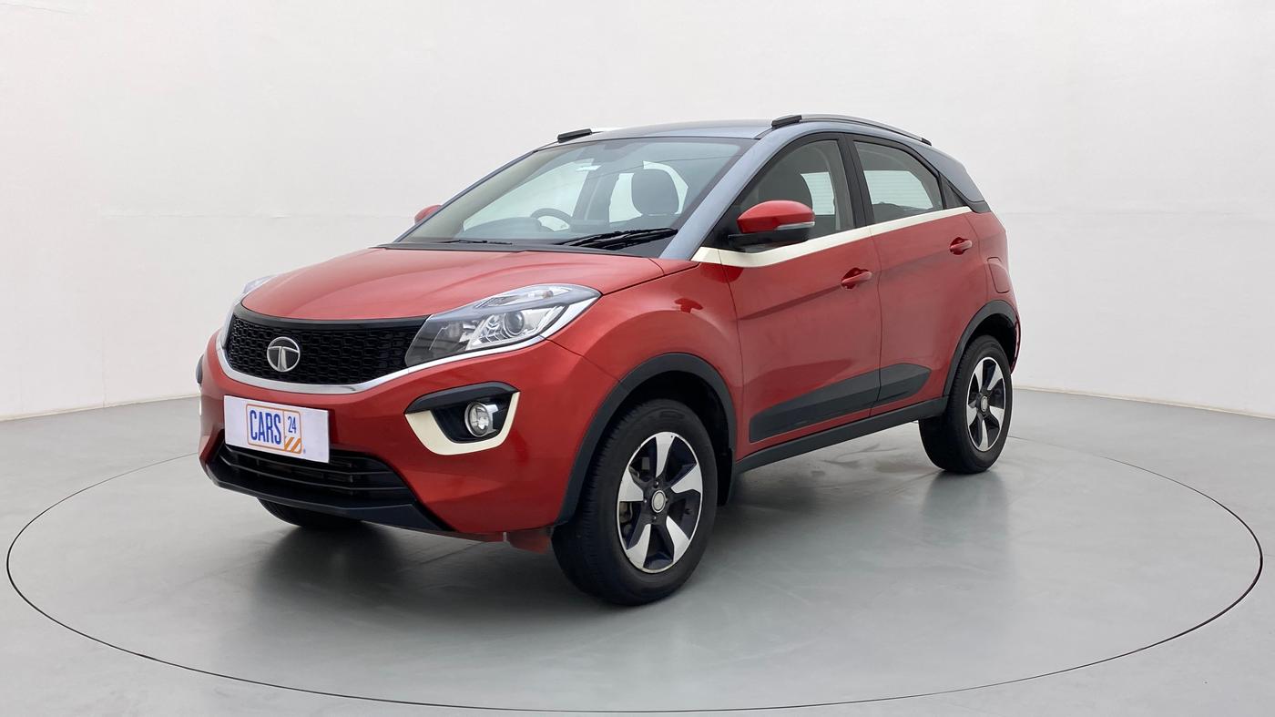 2018 Tata NEXON XZA + 1.2 PETROL A/T, Petrol, Automatic, 31,832 km, Left Front Diagonal