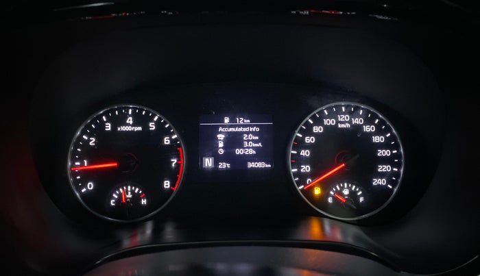 2021 KIA SELTOS HTK PLUS 1.5 IMT, Petrol, Manual, 34,081 km, Odometer Image