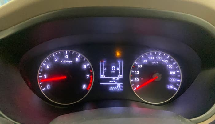 2019 Hyundai Elite i20 SPORTZ PLUS 1.2, Petrol, Manual, 1,08,750 km, Odometer Image
