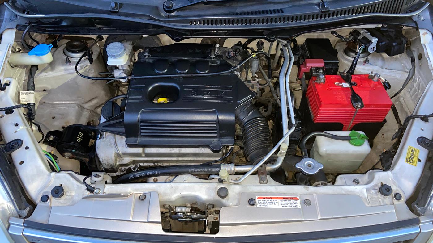 2014 Maruti Wagon R 1.0 VXI, Petrol, Manual, 97,625 km, Engine View