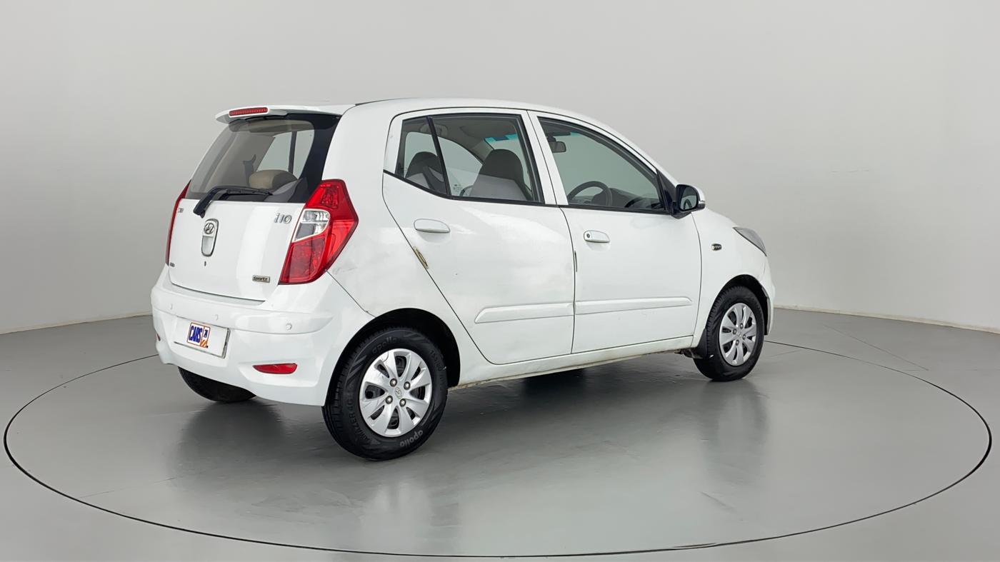 2012 Hyundai i10 SPORTZ 1.2 AT KAPPA2, Petrol, Automatic, 62,918 km, Right Back Diagonal