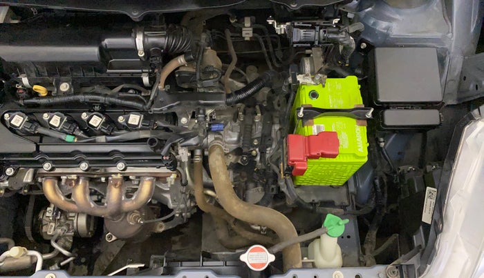 2018 Maruti Baleno ZETA CVT PETROL 1.2, Petrol, Automatic, 27,631 km, Engine View - Left