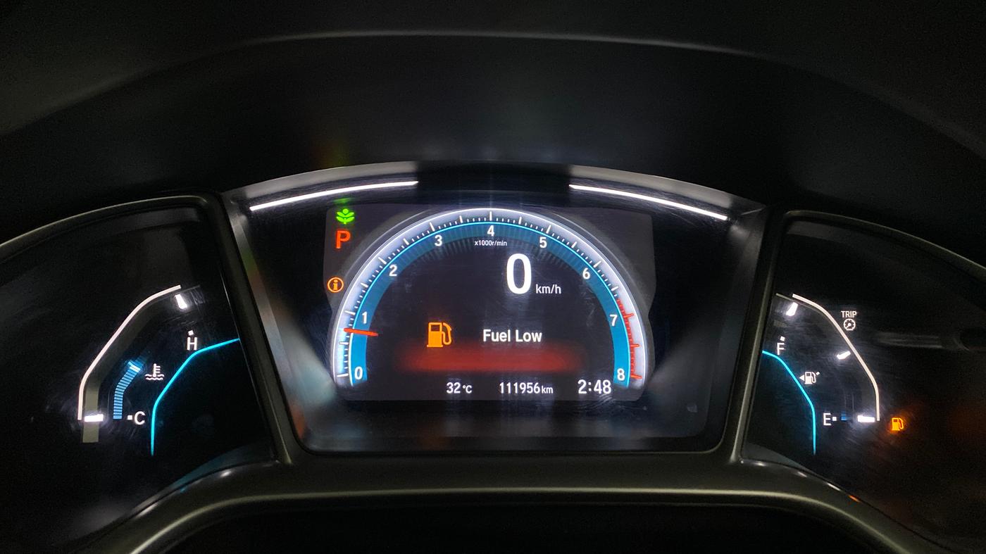 2019 Honda Civic 1.8L I-VTEC ZX CVT, Petrol, Automatic, 1,12,096 km, Odometer Image