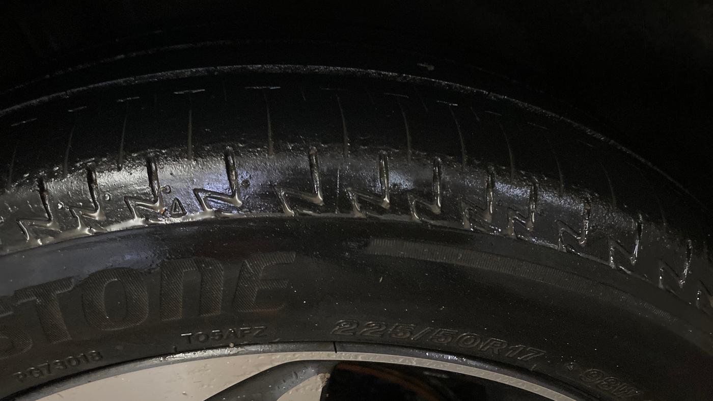 2019 Honda Civic 1.8L I-VTEC ZX CVT, Petrol, Automatic, 1,12,096 km, Right Rear Tyre Tread