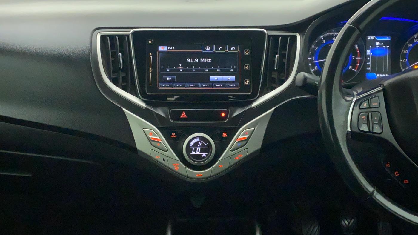 2017 Maruti Baleno ALPHA PETROL 1.2, Petrol, Manual, 90,880 km, Air Conditioner