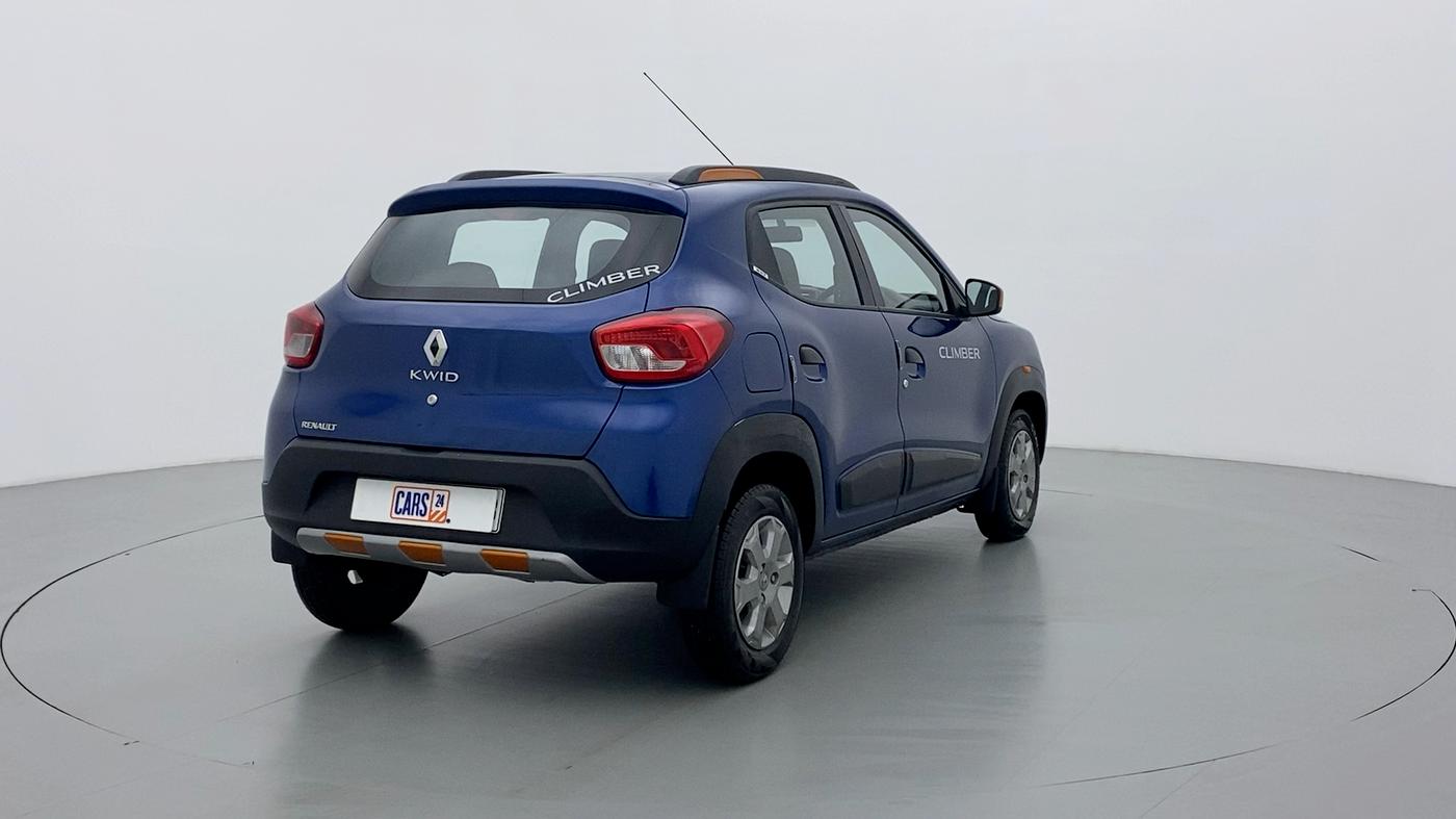 2019 Renault Kwid CLIMBER 1.0, Petrol, Manual, 3,065 km, Right Back Diagonal