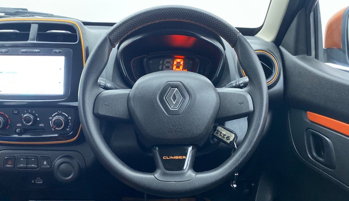 2019 Renault Kwid CLIMBER 1.0, Petrol, Manual, 3,065 km, Steering Wheel Close Up