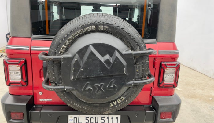 2022 Mahindra Thar LX PETROL HT 4WD AT, Petrol, Automatic, 16,507 km, Spare Tyre