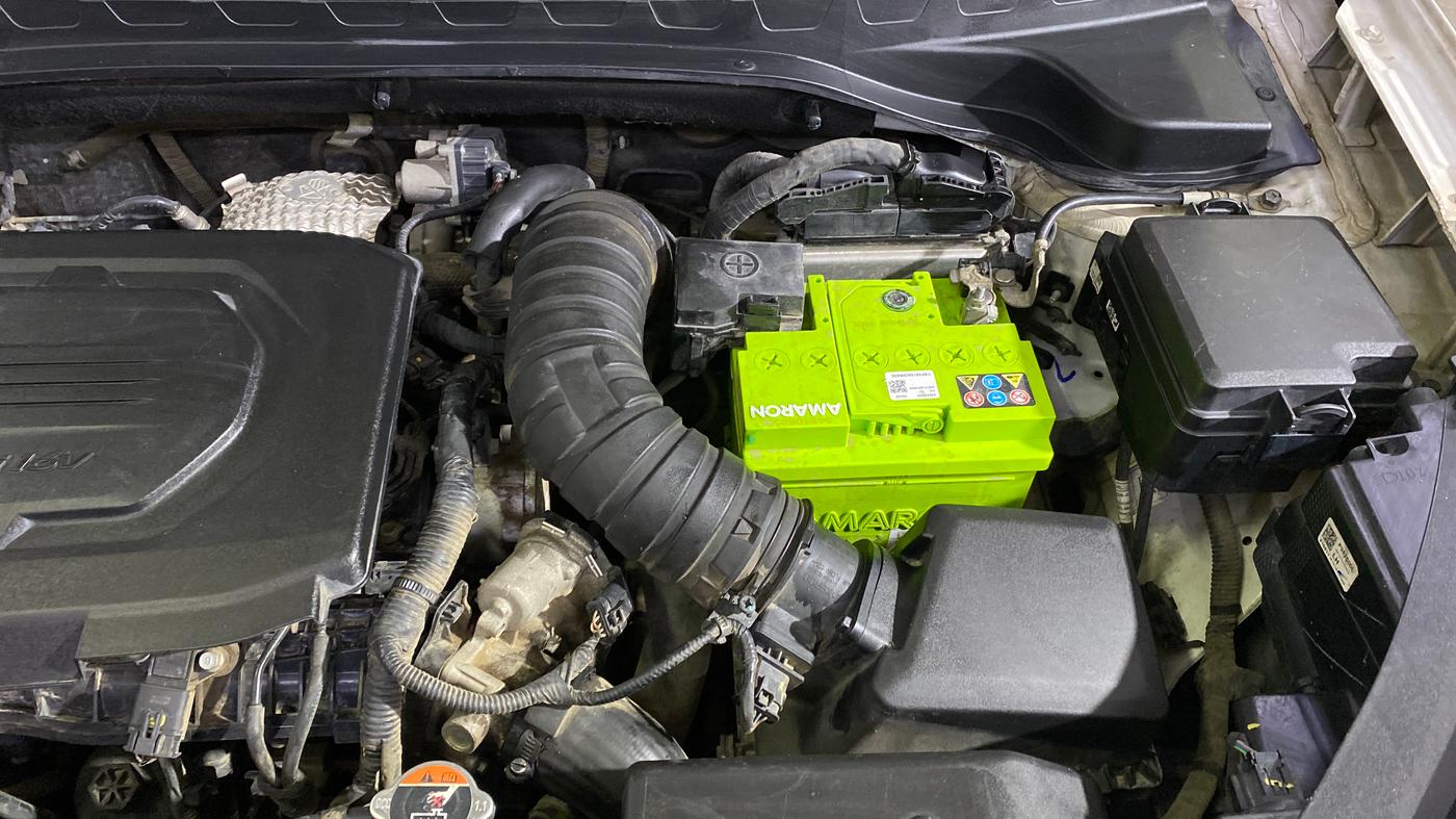 2021 KIA SONET HTK PLUS 1.5 AT, Diesel, Automatic, 1,32,553 km, Engine View - Left