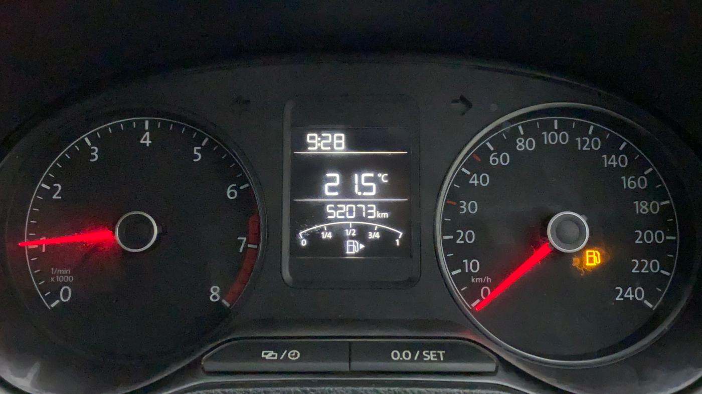 2020 Volkswagen Polo TRENDLINE 1.0L, Petrol, Manual, 52,748 km, Odometer Image