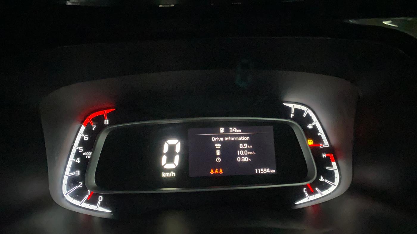 2024 KIA SONET HTK (O) 1.2 Petrol MT, Petrol, Manual, 11,521 km, Odometer Image
